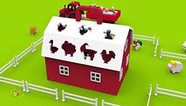 Apprendre les animaux de la ferme et leurs cris. Dessins animés pour bébés en français. Learn French