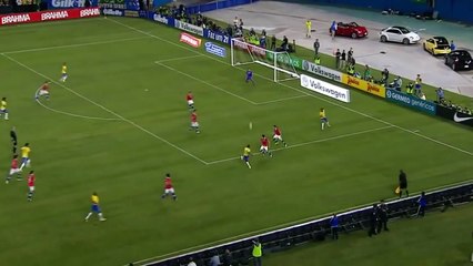 Neymar Double Sombrero vs Chile s Goalkeeper 19.11.2013