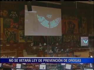 Presidente no vetará ley de prevención de drogas