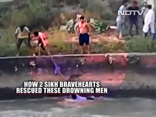 Télécharger la video: He Removed His Turban to Save Four From Drowning