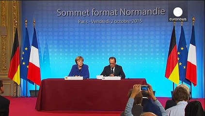 Los Cuatro de Normandía acuerdan en París retrasar las elecciones en Ucrania