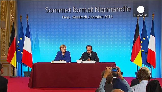 Ukraine : l'attachement au processus de paix réaffirmé à Paris