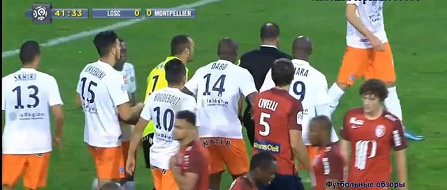 Goal Sofiane Boufal 1:0 - Lille vs Montpellier - 03/10/2015