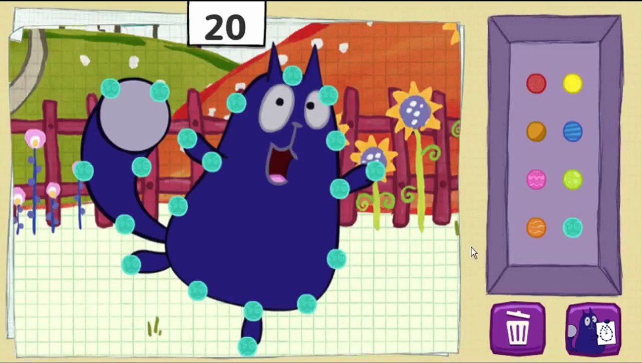 Peg Cat Rock Art Animation PBS Kids Cartoon Game Play Gameplay