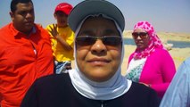 مواطنة مصرية تهتف تحيا مصر وتشيد بالسيسي  فى قناة السويس الجديدة مايو 2015