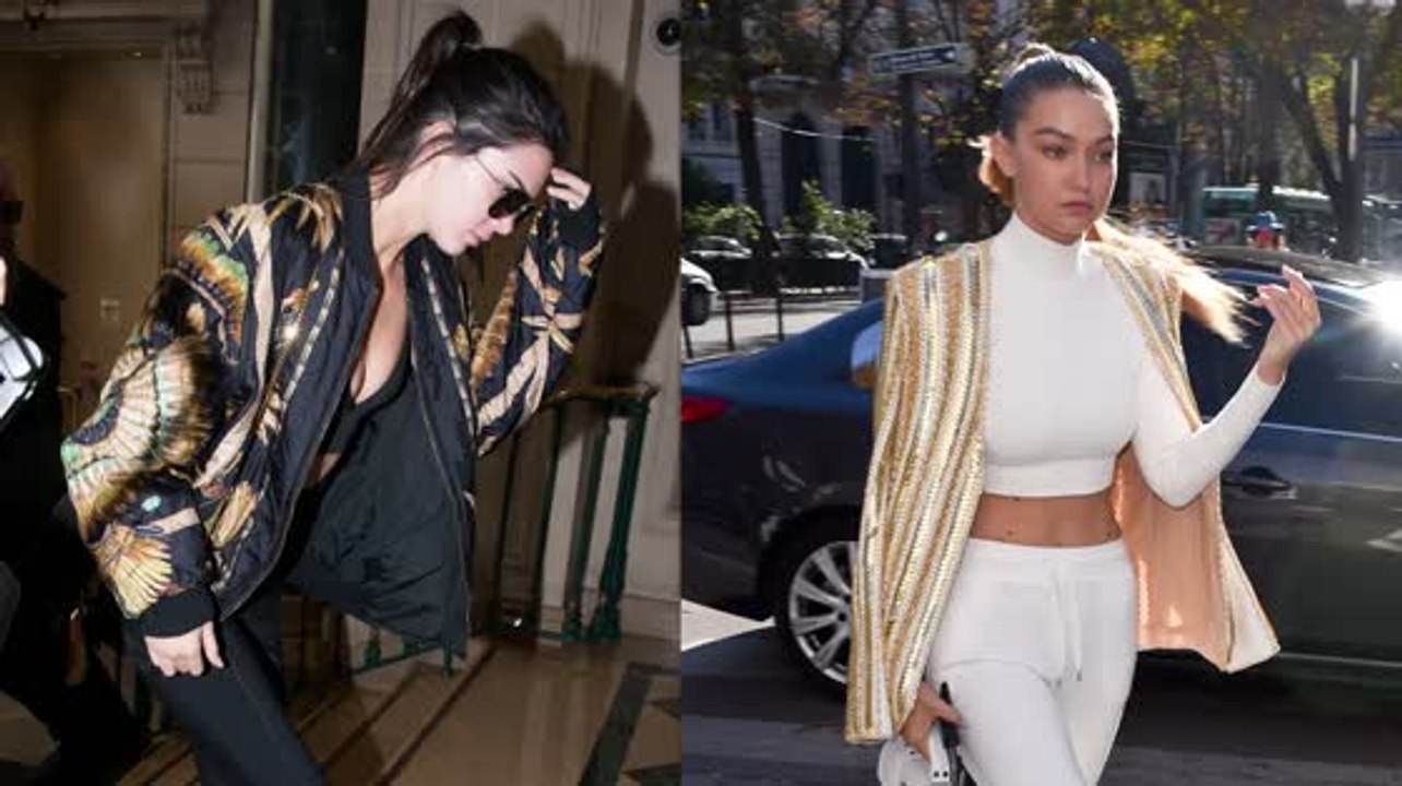 Kendall Jenner et Gigi Hadid font sensation au défilé de Balmain