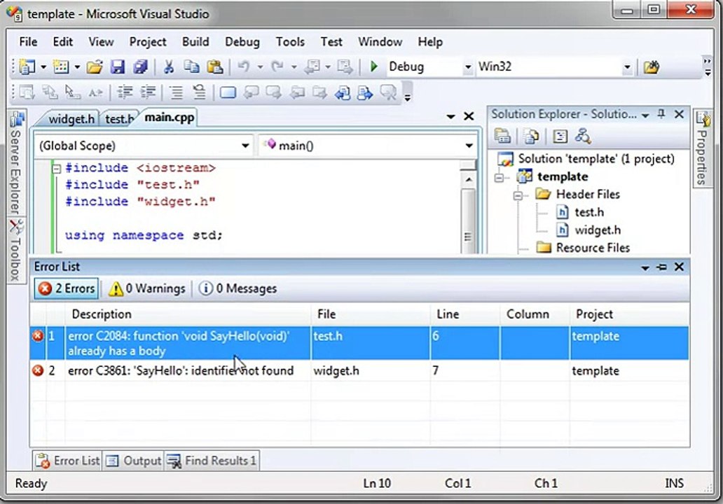 C   07 Defining Headers
