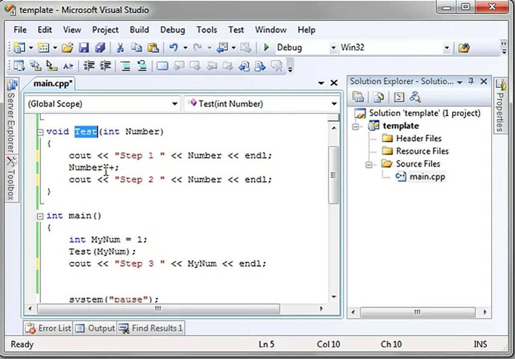C   17 - By Value and By reference