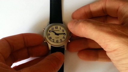 Montre parlante avec date pour non voyant malvoyant