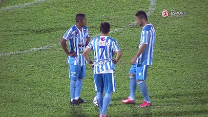 De falta, Álvaro faz o primeiro do Crac contra o Botafogo-SP