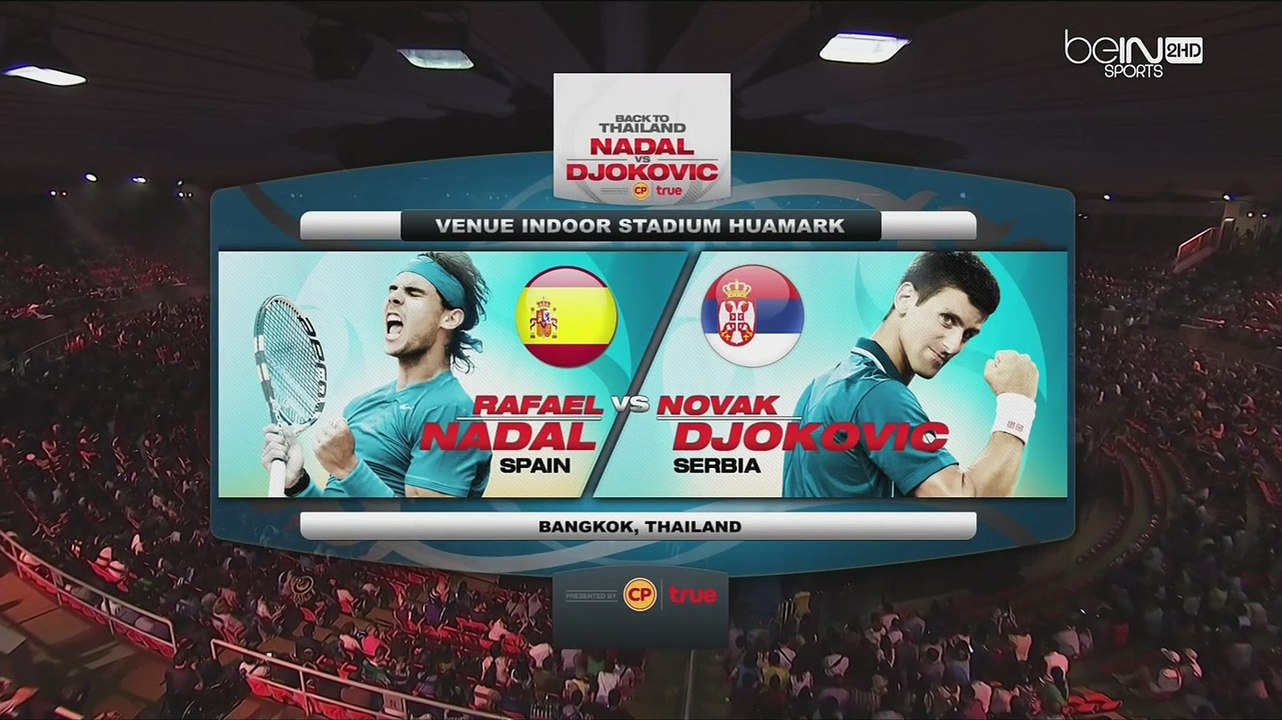 Nadal vs Djokovic, Thailand Exhibition 2015, highlights HD - Back to Thailand - 02/10/15
