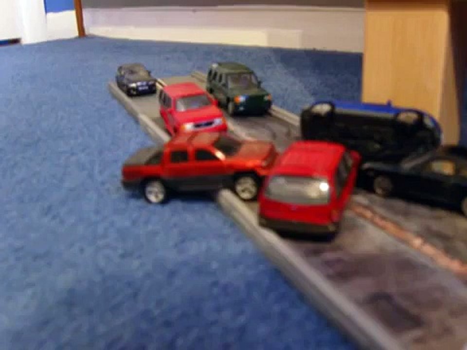 Motorway car crashes