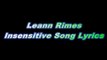 Leann Rimes – Insensitive Song Lyrics