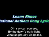 Leann Rimes – National Anthem Song Lyrics