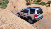 Land Rover LR3 (stock suspension) on Hell's Gate - Hell's Revenge Moab