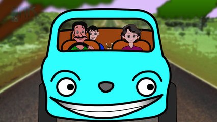 Here Is A Car _ Cartoon Nursery Rhymes Song _ Kids Nursery Poem - English Rhymes Song