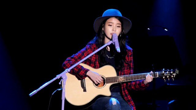 [직캠] 아이유 IU - Marry You (Bruno Mars Cover) (14.09.21)