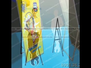STANDEE MÔ HÌNH GIÁ RẺ - STANDEE KHUNG SAT QUANG CAO GIA RE