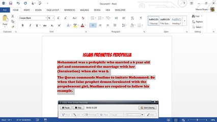 ISLAM PROMOTES PEDOPHILIA