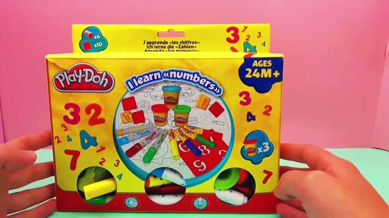 Play-Doh I learn Numbers - Oyun Hamuru ile Sayıları öğreniyoruz Seti