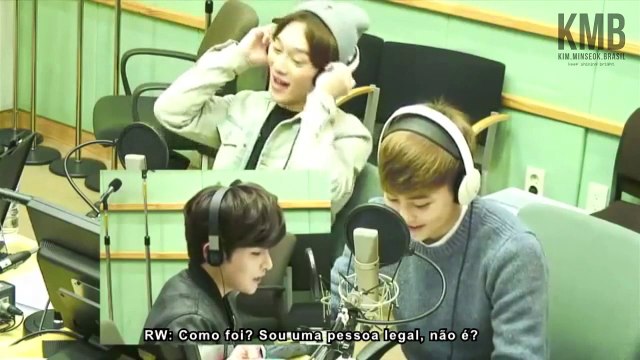 [PT-BR] Xiumin e Chen @ Sukira Kiss the Radio