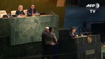 Syrian FM at UN hails Russian air strikes