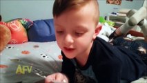 Boy swallows tooth and writes a letter to the Tooth Fairy