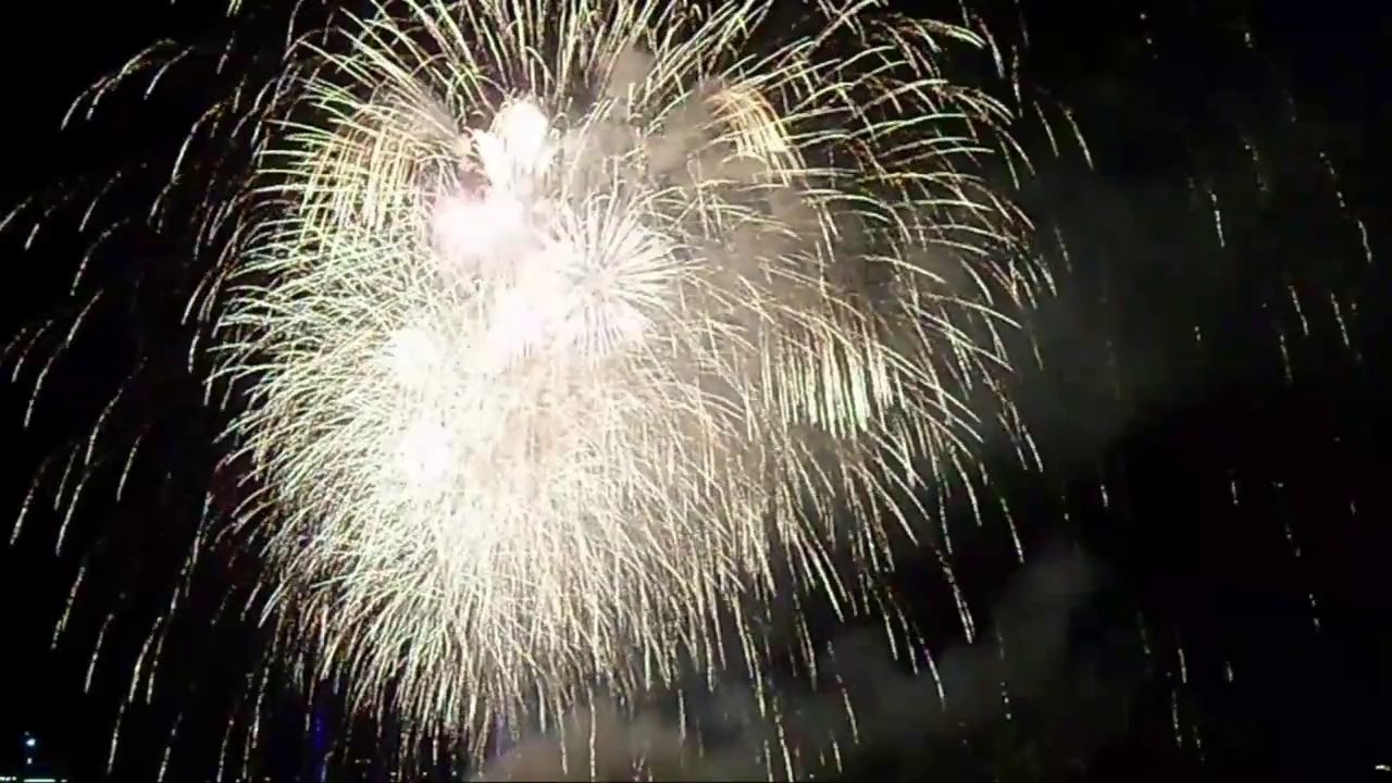 Feu d'artifice Bordeaux septembre 2015