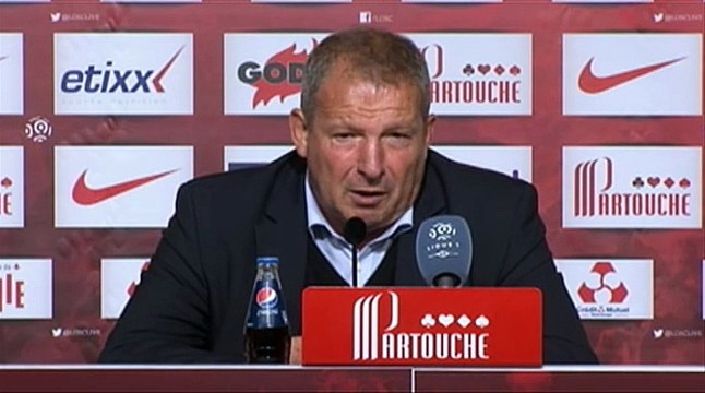 Rolland Courbis après LOSC 2-0 MHSC (9ème journée L1)