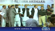 Police Arrange a Unique Ceremony to hand Over Stolen Vehicles in Karachi