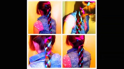 A UNIQUE 4 STRAND Hairstyle