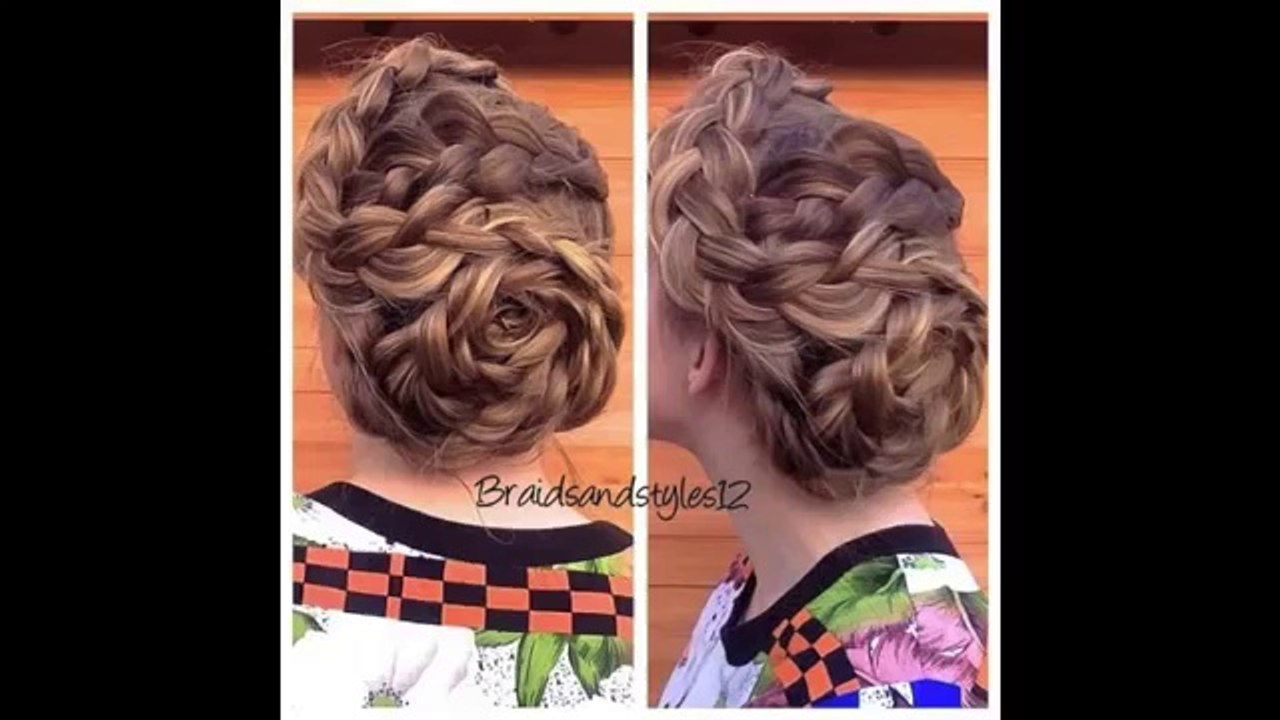 Braided Prom Updo  Hairstyles for Prom