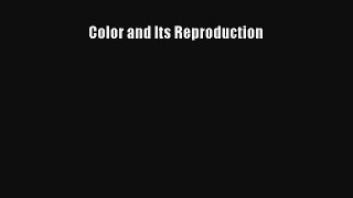 AudioBook Color and Its Reproduction Free