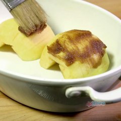 Hasselback Baked Apples