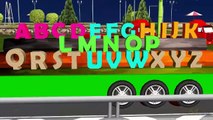 ABC On Wheels | Alphabet Songs For Children | 3D Alphabet ABC Songs For Children