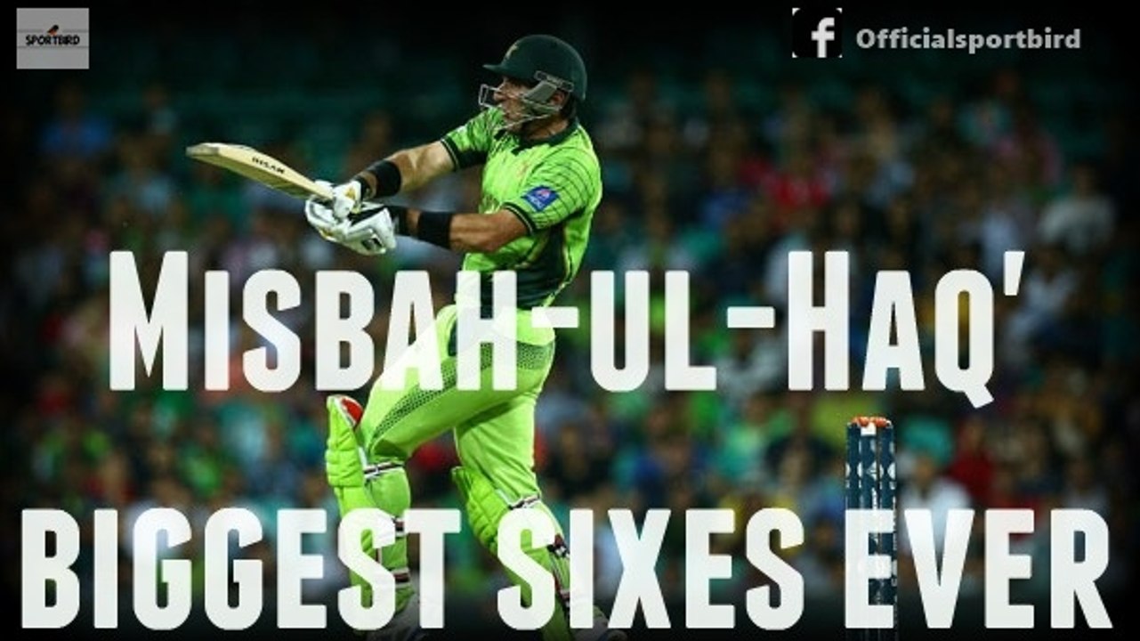 Misbah-Ul-Haq - Biggest Sixes In His Career - HD