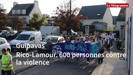Guipavas. Rico-Lamour. 600 personnes contre la violence