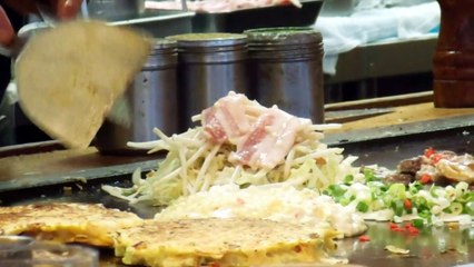 Noodle Pancakes in Japan!