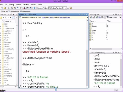 13 MATLAB VARIABLES AND FORMATS (IN HINDI)