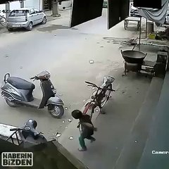 laat je motor nooit draaien , en onbeheerd achter