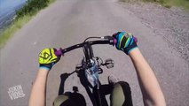 Tricyclers Drift Down Mountain Road | Trike Drift