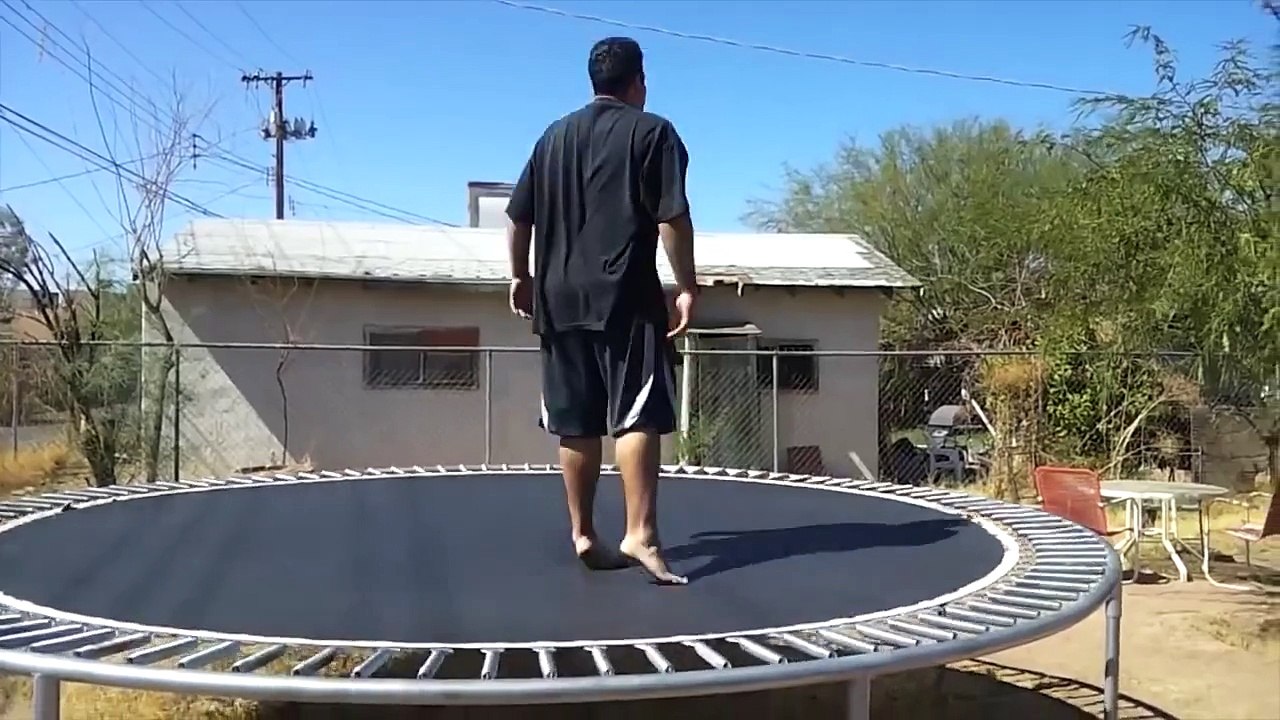 Man vs Trampoline | Trampoline Fail