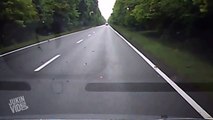 Dashcam Catches Head On Collision