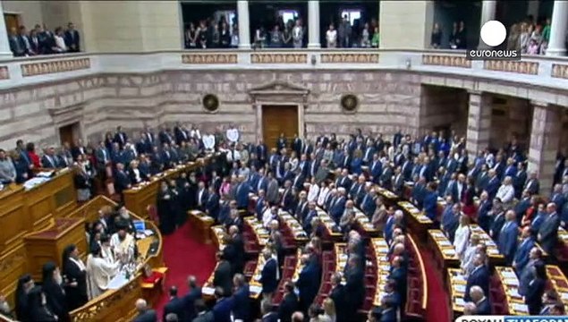 برگزاری مراسم سوگند نمایندگان جدید پارلمان یونان