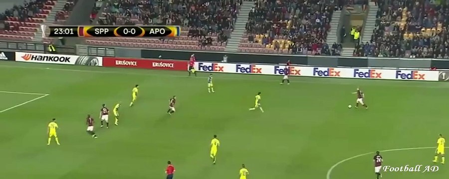 Sparta Prague - APOEL Nicosia 2-0 (Europa League - Group K October 1,2015)