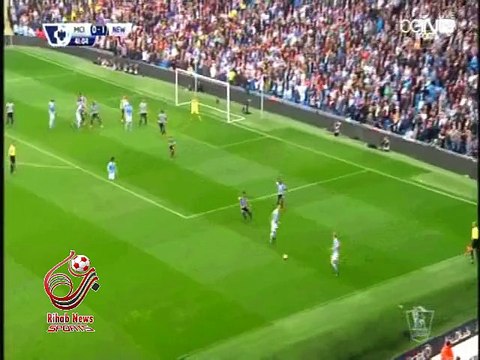 هدف مانشستر ستي الاول في نيوكاسل يونايتد