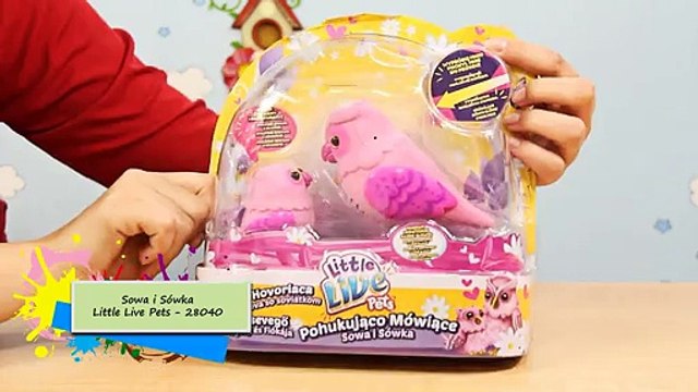 Tweet Talking Owl and Baby / Sowa z Sówką - Little Live Pets - Cobi - 28040 - Recenzja