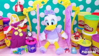 Barbie Peppa pig Play doh Princess Daisy Duck Kinder - Frozen surprise eggs