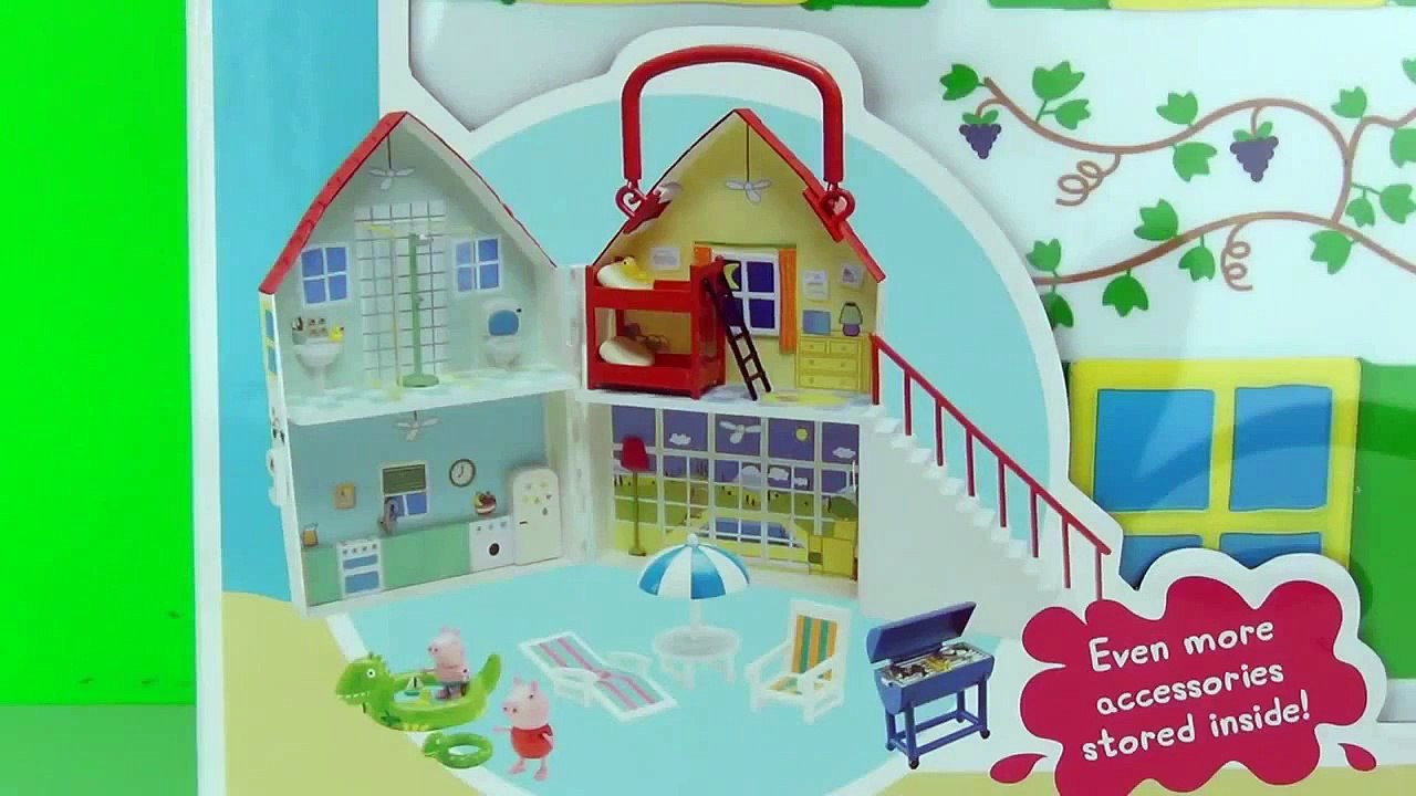 Peppa Pig Holiday Sunshine Villa Playset Play Doh Doc McStuffins & Friends Peppapig Toy Episode