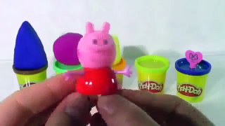 Kinder Surprise eggs Ppa pig Mickey mouse play doh fun factory
